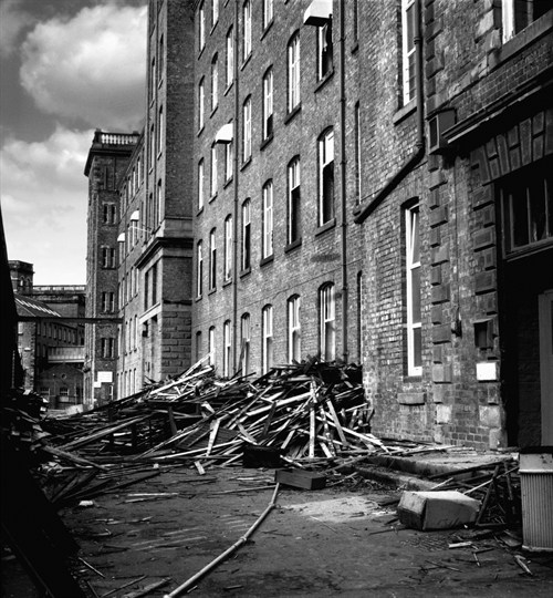 Atlantic And Pacific Mills During Demolition