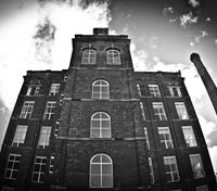 Mile End Mill and Chimney Stack, West Elevation