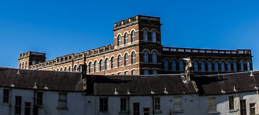 Domestic Finishing Mill, with Anchor Buildings in front